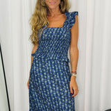 CONJUNTO TOP E SAIA ESTAMPADO