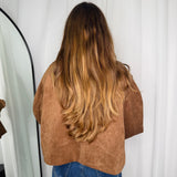 CASACO CAMEL SUEDE