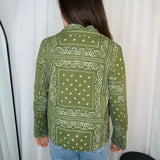 CASACO BANDANAS VERDE