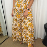 VESTIDO AMARELO FLORES