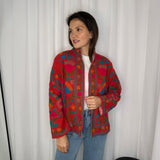 KIMONO VERMELHO BORDADOS