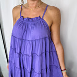 VESTIDO ALÇAS ROXO