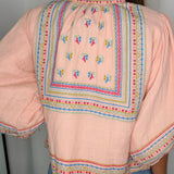 KIMONO ROSA NUDE BORDADOS