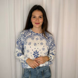 CAMISOLA BANDANAS AZUL