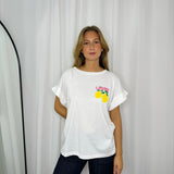 T-SHIRT LIMON BRANCA