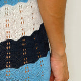 CONJUNTO CROCHET TOP E CALÇAS AZUL