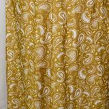 VESTIDO AMARELO ESTAMPADO COM PEDRAS NAS COSTAS
