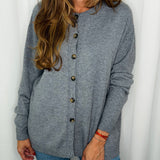 CARDIGAN CINZA