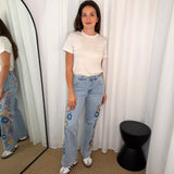 JEANS BORDADOS BLORES