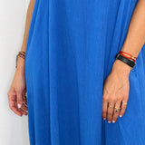 VESTIDO AZULÃO PEDRAS