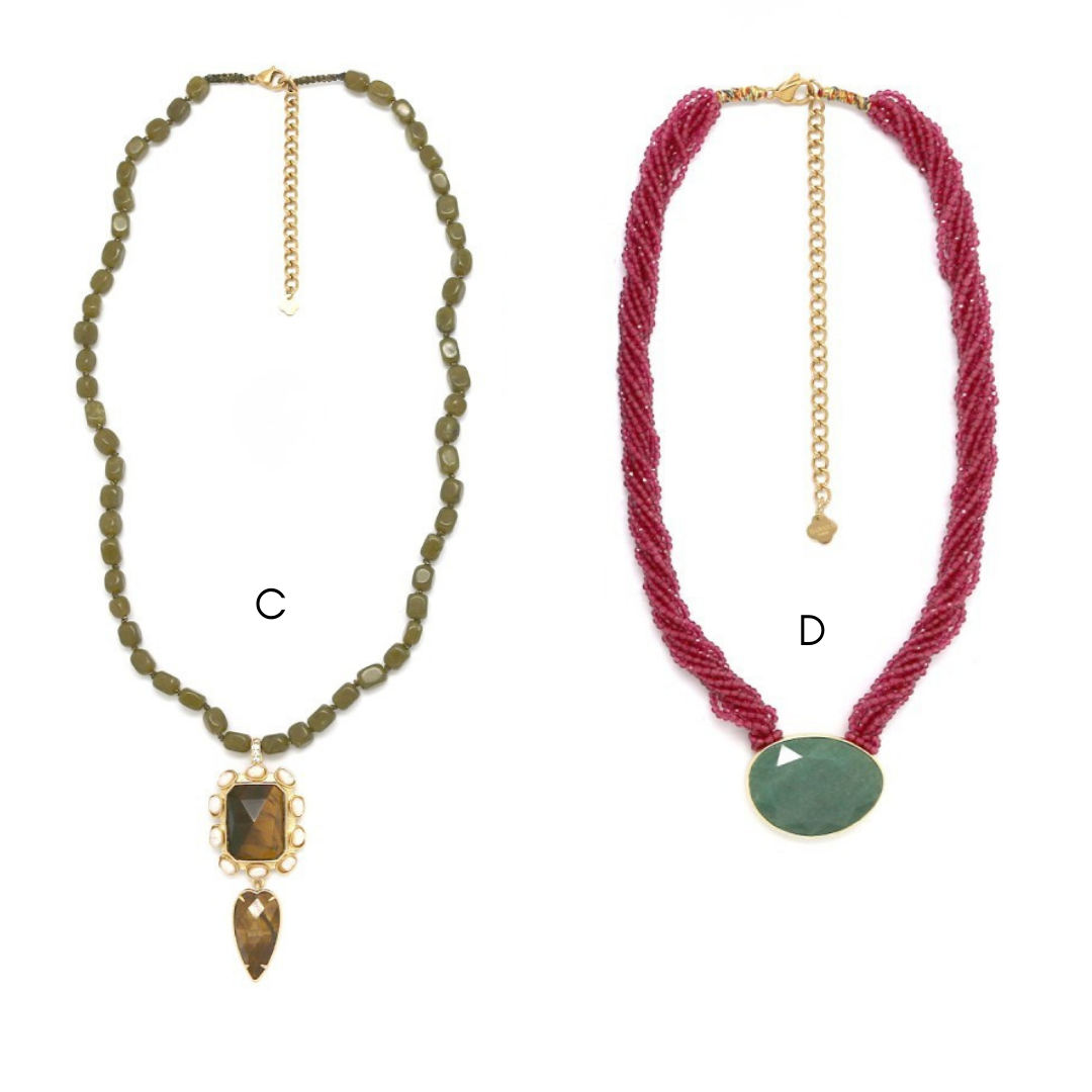 COLARES PEDRAS NATURAIS