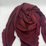 ECHARPE BORDEAUX BANDANAS FRANJAS