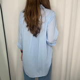 CAMISA ALGODÃO AZUL CLARO