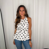 TOP HALTER POLKA DOTS