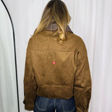 CASACO CAMEL BORDADOS