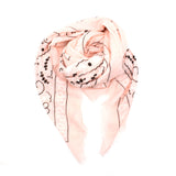 ECHARPE BANDANAS ROSA  PASTEL