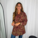 CAMISA BORDADOS BORDEAUX