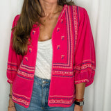 KIMONO ROSA BORDADOS