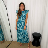 VESTIDO TURQUESA