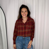 CAMISA BORDEAUX ESTAMPADA