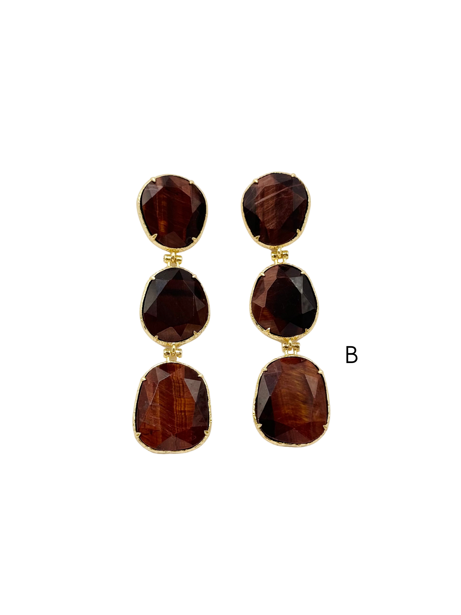 BRINCOS PEDRAS NATURAIS