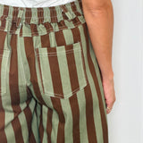 BERMUDAS RISCAS CAQUI/CASTANHO