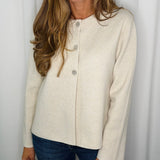 CARDIGAN MALHA CRU