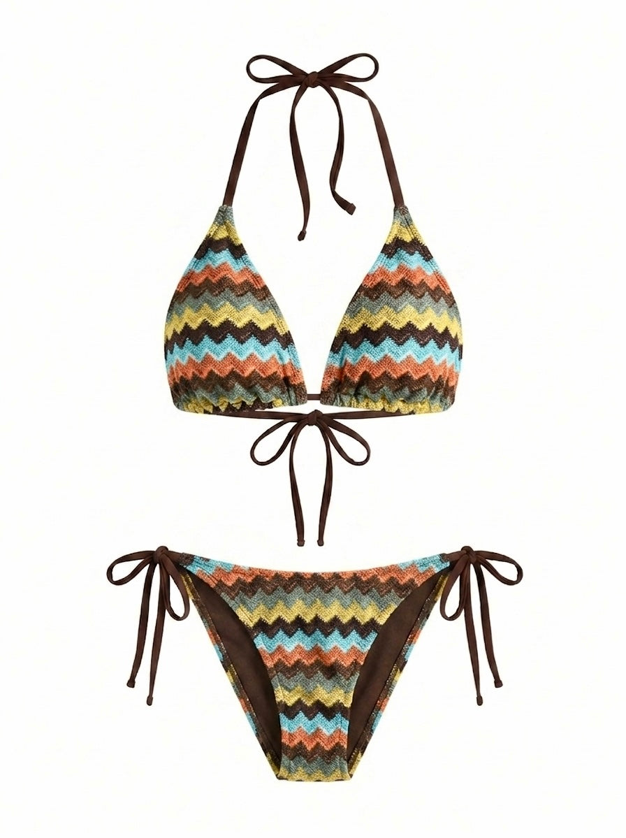 CONJUNTO BIQUÍNIS E PAREO (+cores)