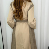 TRENCH COAT BEGE PIED POULE