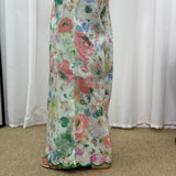CONJUNTO TOP E CALÇAS FLORAL