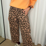 CALÇAS BAGGY ANIMAL PRINT BLUSH