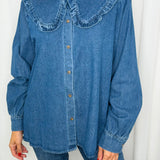 CAMISA JEANS GOLA BABETE