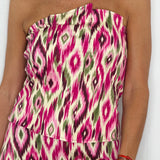 CONJUNTO TOP E SAIA IKAT