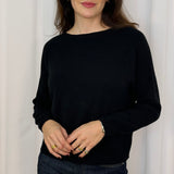 CAMISOLA MALHA DECOTE REDONDO PRETO