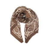 ECHARPE BANDANAS CASTANHO