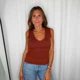 TOP MALHA TELHA