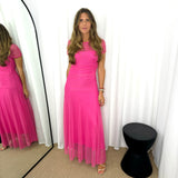 VESTIDO ROSA TULE