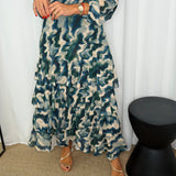 VESTIDO FOLHOS AZUL