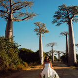 VESTIDO COM RAMAGENS