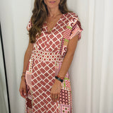 VESTIDO FLUIDO ESTAMPADO