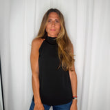 TOP HALTER PRETO