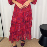 VESTIDO FLORES CORAL