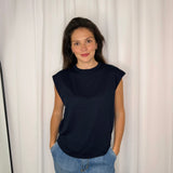 T-SHIRT AZUL MARINHO