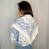 ECHARPE BANDANAS AZUL
