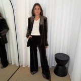 BLAZER VELUDO CASTANHO