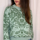 CAMISOLA MALHA CORNOCÓPIAS VERDE ÁGUA