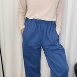 CALÇAS BAGGY SARJA AZUIS