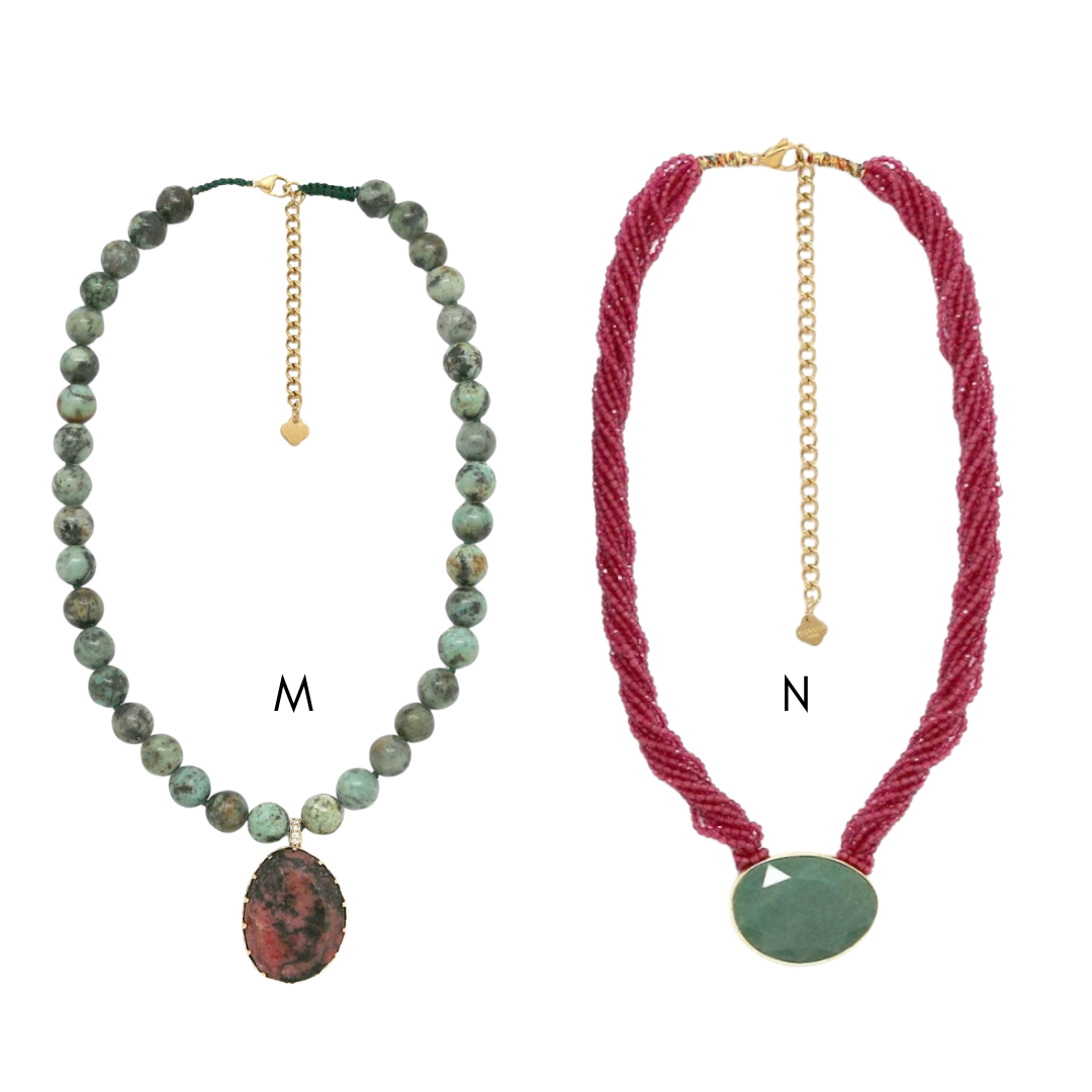 COLARES PEDRAS NATURAIS