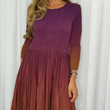 VESTIDO PLISSADO DEGRADÊ