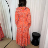 VESTIDO CORAL CORNUCÓPIAS